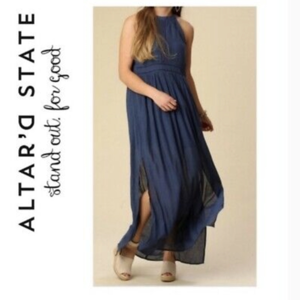 Halter Dress w/ Pockets